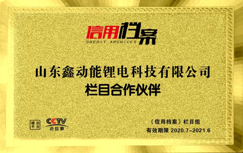 中央電視臺(tái)授予欄目戰(zhàn)略合作伙伴